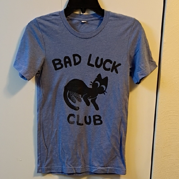 Tops - 'Bad Luck Cat Club' Graphic T-Shirt